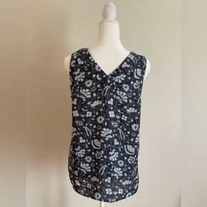 Loft Outlet V-neck Sleeveless Blouse Womens Small